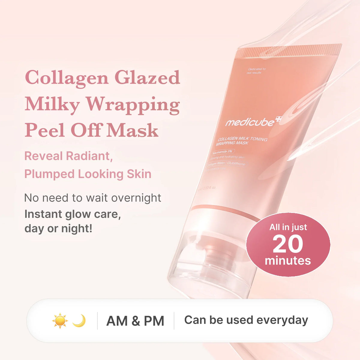 [Subscr.] Collagen Milky Glow Daytime Wrapping Mask