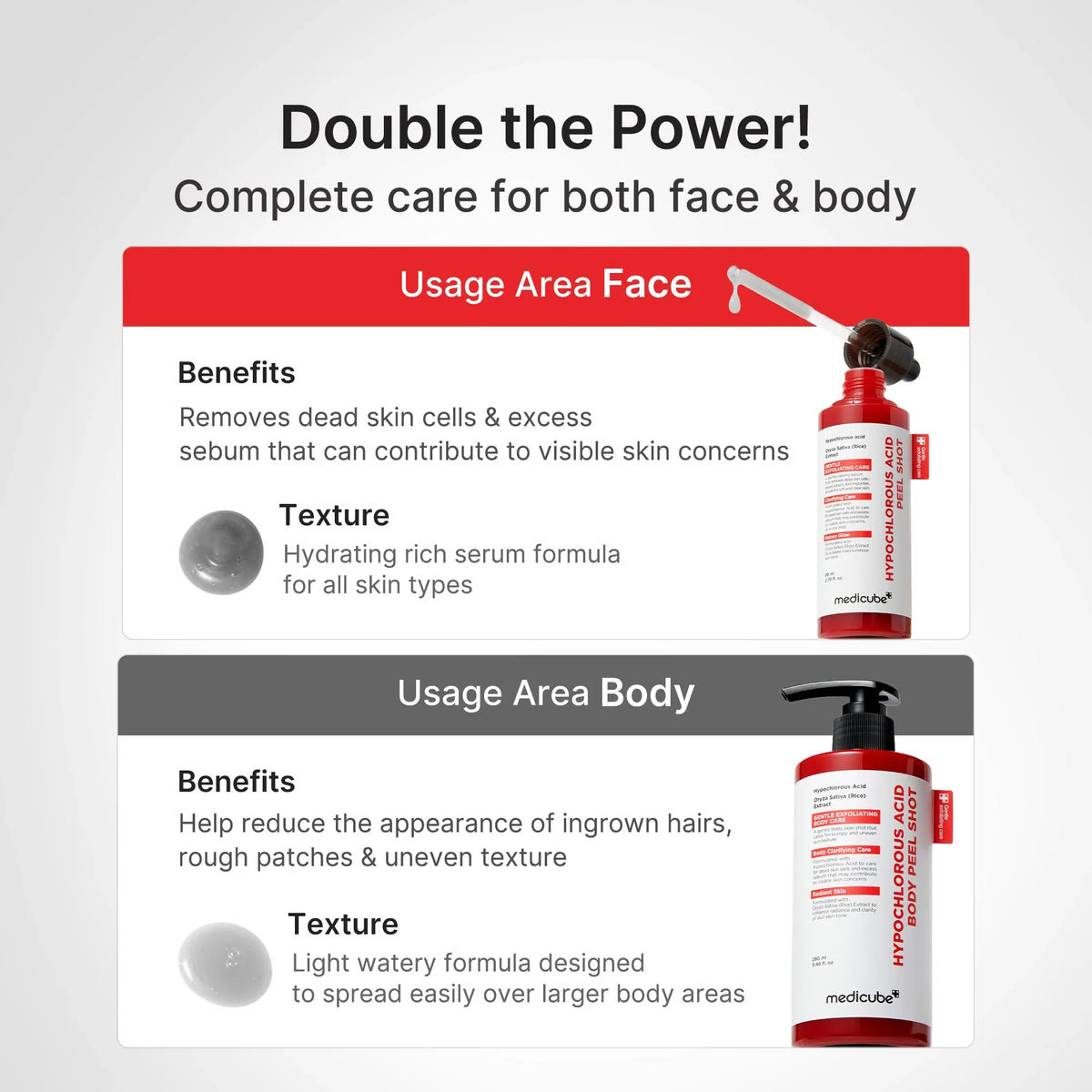 [GIFT] Hypochlorous Acid Rice Body Peel Shot