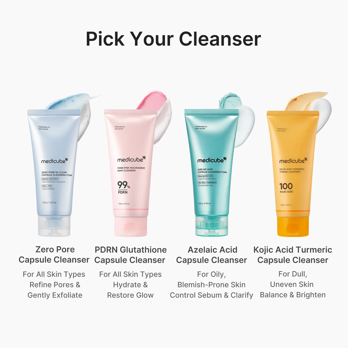 PDRN Pink Glutathione Capsule Foam Cleanser