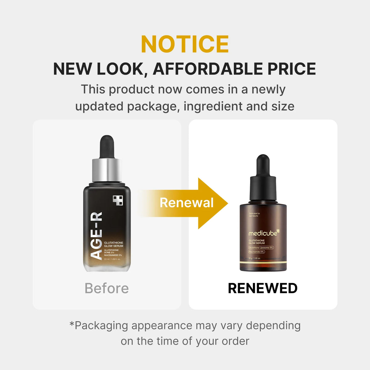 [Subscr.] AGE-R Glutathione Glow Serum