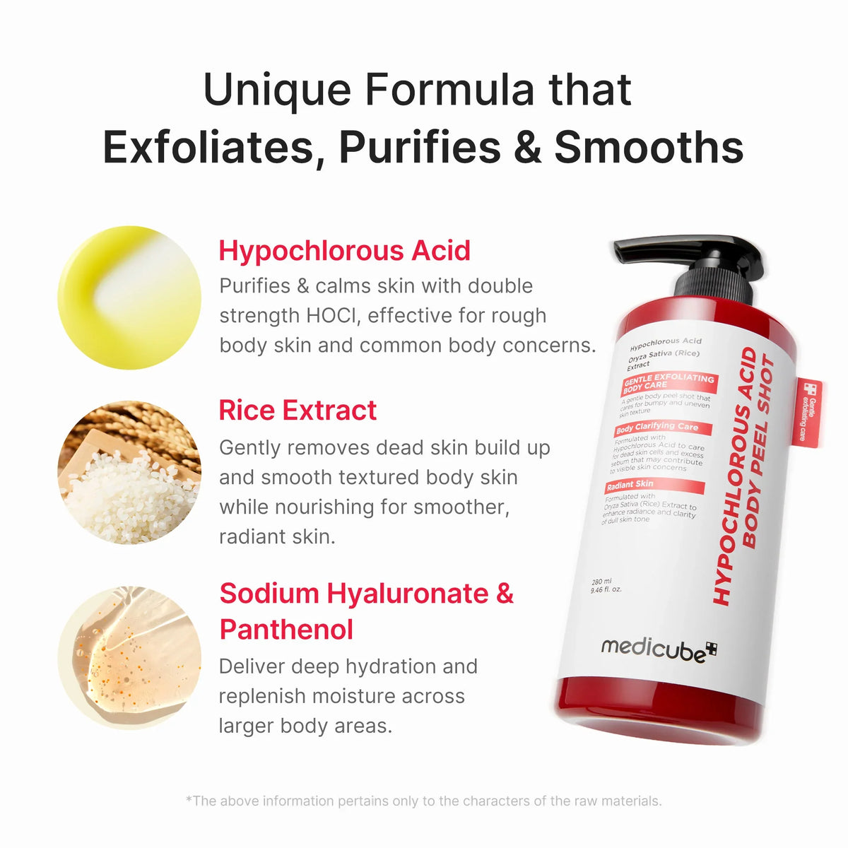 Hypochlorous Acid Rice Body Peel Shot